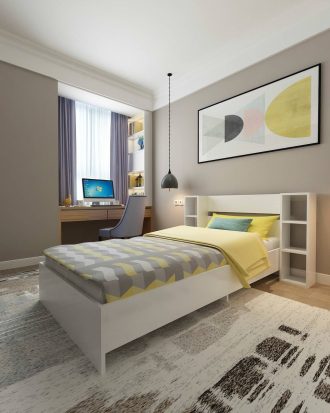 Hanah Home - Sängstomme enkelsäng Smart - Vit