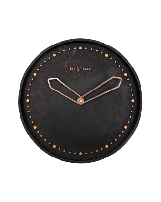 NeXtime - Väggklocka Cross Ø35 cm - Svart