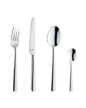 Amefa - Bestickset Moderno 24 Delar - Krom