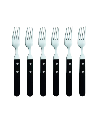 Amefa - Grillgaffel 6-p - Svart