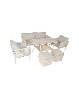 Hanah Home - Sittgrupp för trädgården - Guilford - Brun