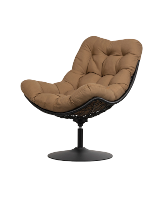 WOOOD - Snurrfåtölj Vive - Brun