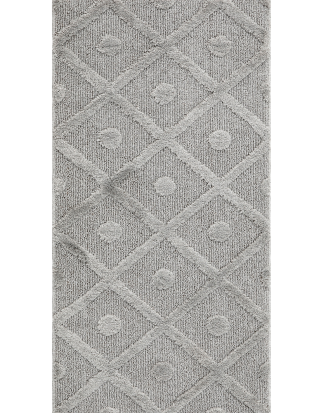 KM Home - Maskinvävd Doria - Grå - 80X150