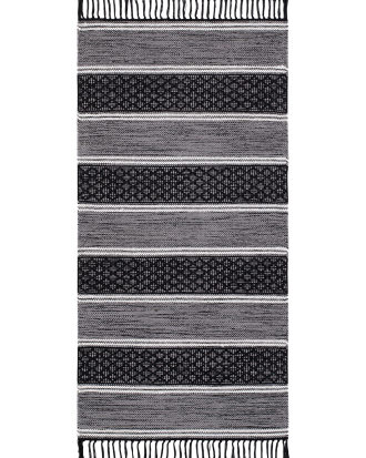 KM Home - Garnmatta Solhaga - Svart - 75X150