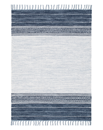 KM Home - Trasmatta Grundsund - Blå - 135X195