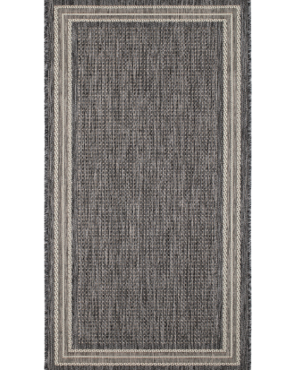 KM Home - Slätvävd Madrid - Grå - 80X340