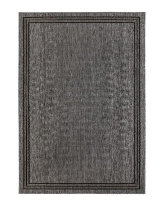 KM Home - Slätvävd Madrid - Svart - 200X285