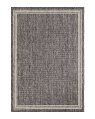 KM Home - Slätvävd Madrid - Grå - 200X285