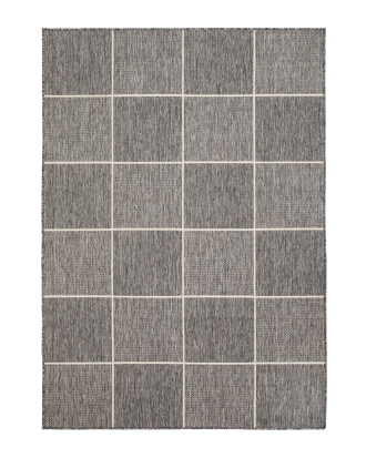 KM Home - Slätvävd Madrid - Grå - 133X190
