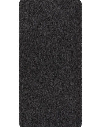 KM Home - Slätvävd Porto - Svart - 80X320