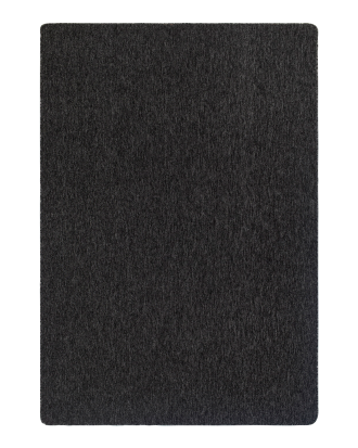 KM Home - Slätvävd Porto - Svart - 240X340