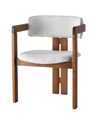 Hanah Home - Stol - Taft - Brun