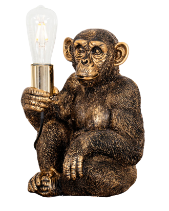 AG Home & Light - Bordlampa Baboon - Guld