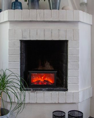 Star Trading - FIREPLACE lykta 30x18 cm - Svart