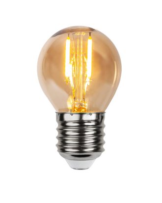 Star Trading - LED-lampa E27 24V LOW VOLTAGE G45 - Brun