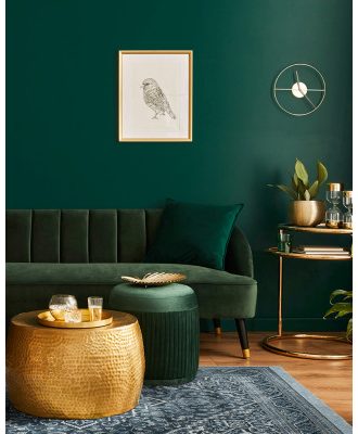 Casablanca Kashan blå - konstsilkesmatta