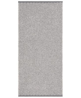 Signe ljusgrå - plast- och garnmatta