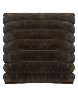 Wave darkbrown - kudde i fuskpäls