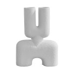 101 Copenhagen Cobra Double Medio Dekorativ Vas Bubble White - Dekorativa Accessoarer Keramik Vit