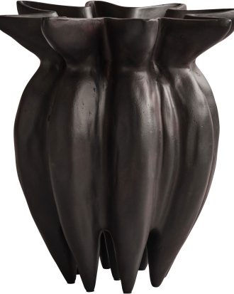 101 Copenhagen Lotus Vas 350 Mm - Vaser Fiber Concrete Kaffe