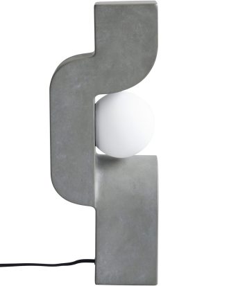 101 Copenhagen Sitting Man Bordslampa - Bordslampor Keramik Mörkgrå