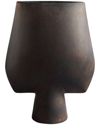 101 Copenhagen Sphere Vas Wide Coffee - Vaser Keramik Kaffe