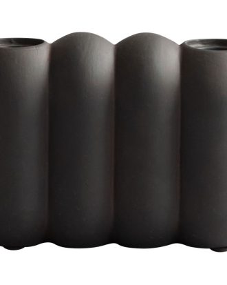 101 Copenhagen Tube Ljusstake 145 Mm - Ljusstakar Keramik Kaffe