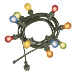 Ljusslinga Bright Light Color inkl 10 utbytbara lampor - Grön