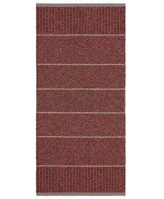 Alice mix vinröd - plast- och garnmatta