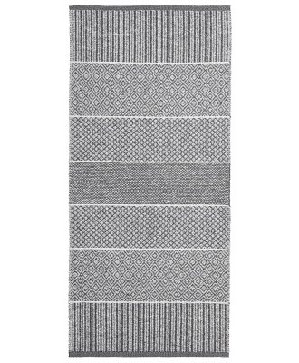 Alice mix grå - plast- och garnmatta