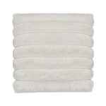 Wave ivory - kudde i fuskpäls