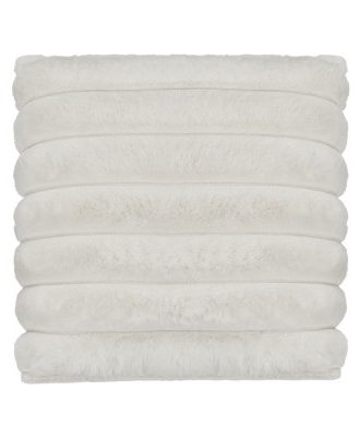 Wave ivory - kudde i fuskpäls