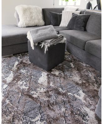 Alaska grå-creme - maskinvävd matta