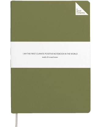 A Good Company A Good Anteckningsbok A5 Linjerad Grass Green - Kalender & Anteckningsblock Sten Gräsgrön