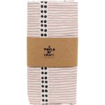 A World Of Craft Dotline Bordsduk 140x260 Cm - Dukar & löpare Bomull Rosa