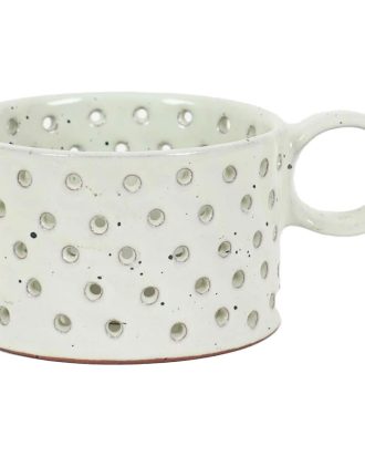 A World Of Craft Earth Ljuslykta - Ljusstakar Stengods Vit