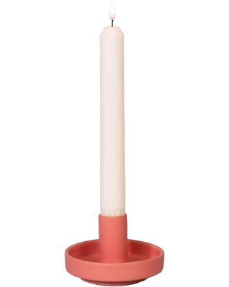 A World Of Craft Hermes Ljuslykta - Ljusstakar Stengods Rosa