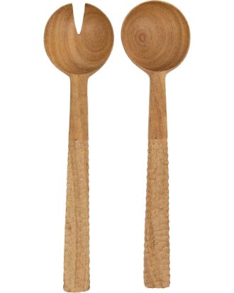 A World Of Craft Neem Salladsbestick - Salladsbestick Neem Wood Brun