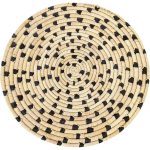 A World Of Craft Dot Grytunderlägg Natural/ - Grytunderlägg Palm Svart