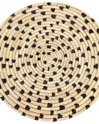 A World Of Craft Dot Grytunderlägg Natural/ - Grytunderlägg Palm Svart