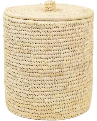 A World Of Craft Unit Sopkorg Med Lock - Papperskorgar & Pedalhinkar Palm Natur