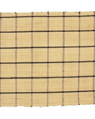 A World Of Craft Bordsunderlägg 36x45 Cm Natural/ - Bordstabletter & Glasunderlägg Raffia Svart