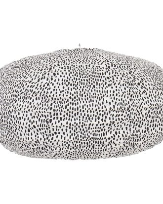 A World Of Craft Storm Oval Lampskärm Vit/ - Lampskärmar Bomull Svart