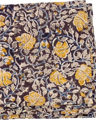 A World Of Craft Poppy Bordsduk /gul - Dukar & löpare Bomull Svart