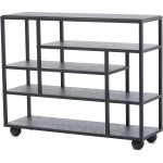 A2 Show Hylla - Bokhyllor Mdf Svartbetsad Ek