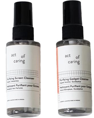 Act Of Caring Skärmrengöring Till Teknikaccessoarer 2 Delar - Möbelvårdsprodukter