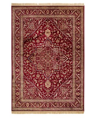 Casablanca Kashan röd - konstsilkesmatta