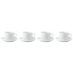 Aida Atelier Kaffekopp 18 Cl 4-pack - Kaffekoppar Porslin Vit