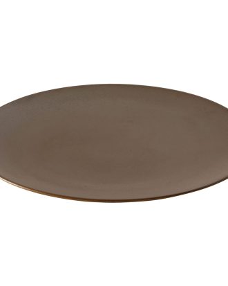 Aida Chestnut Middagstallrik Matt Brun 26 Cm - Mattallrikar Stengods Mattbrun