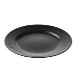 Aida Groovy Middagstallrik 27 Cm - Mattallrikar Stengods Svart